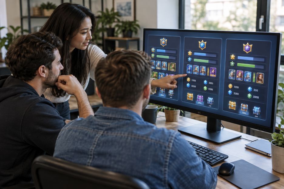 comparing several game-account listings